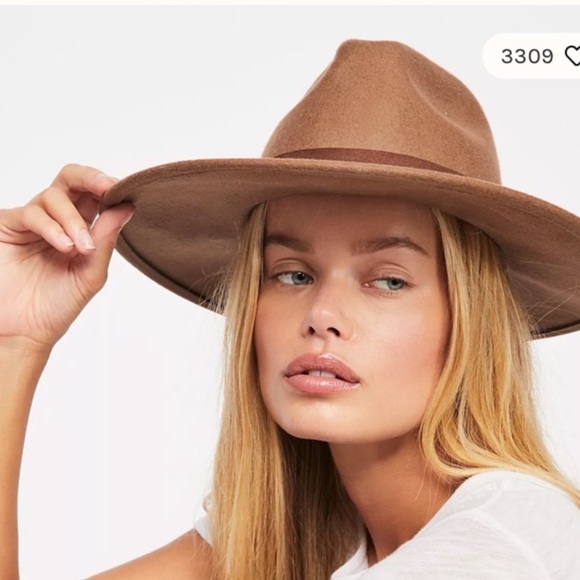 Free People Beaumont Suede Band Felt hat
